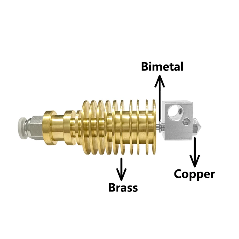 3D printer accessories Anycubic, suitable for higher temperature, 50W All-metal print head, suitable for Mega-S/Mega-X/Chiron