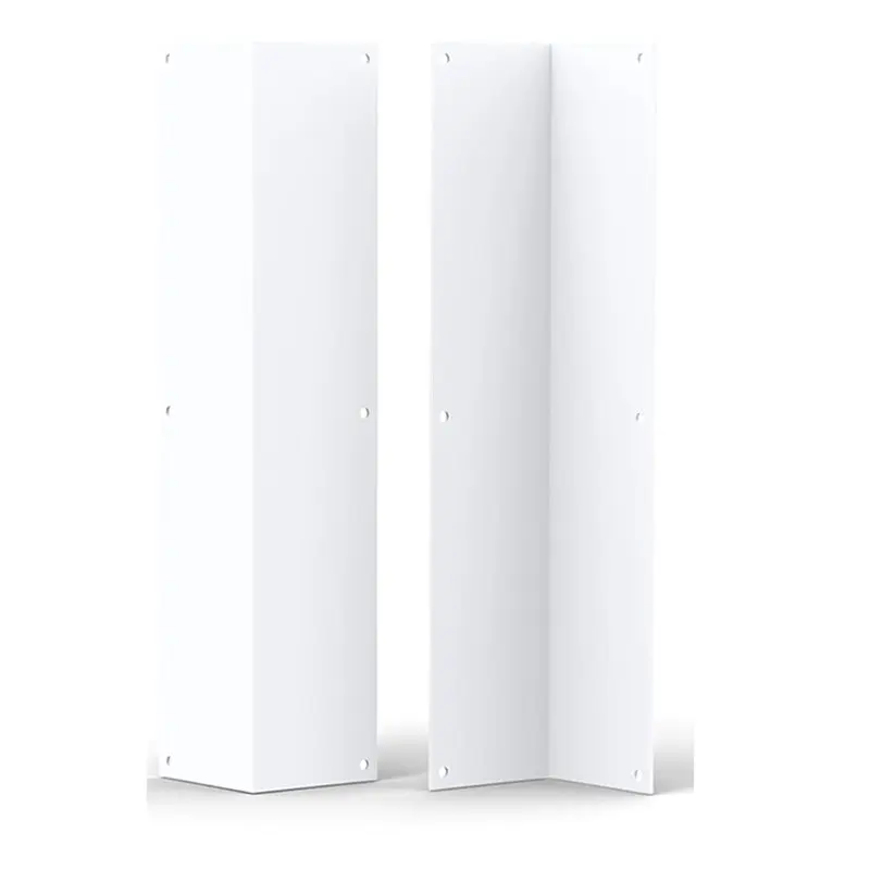 

A69E2 Pack Stainless Steel Corner Guards For Vinyl Siding Metal Siding Corner Guards Protector 89° Angle Weed Whacking B