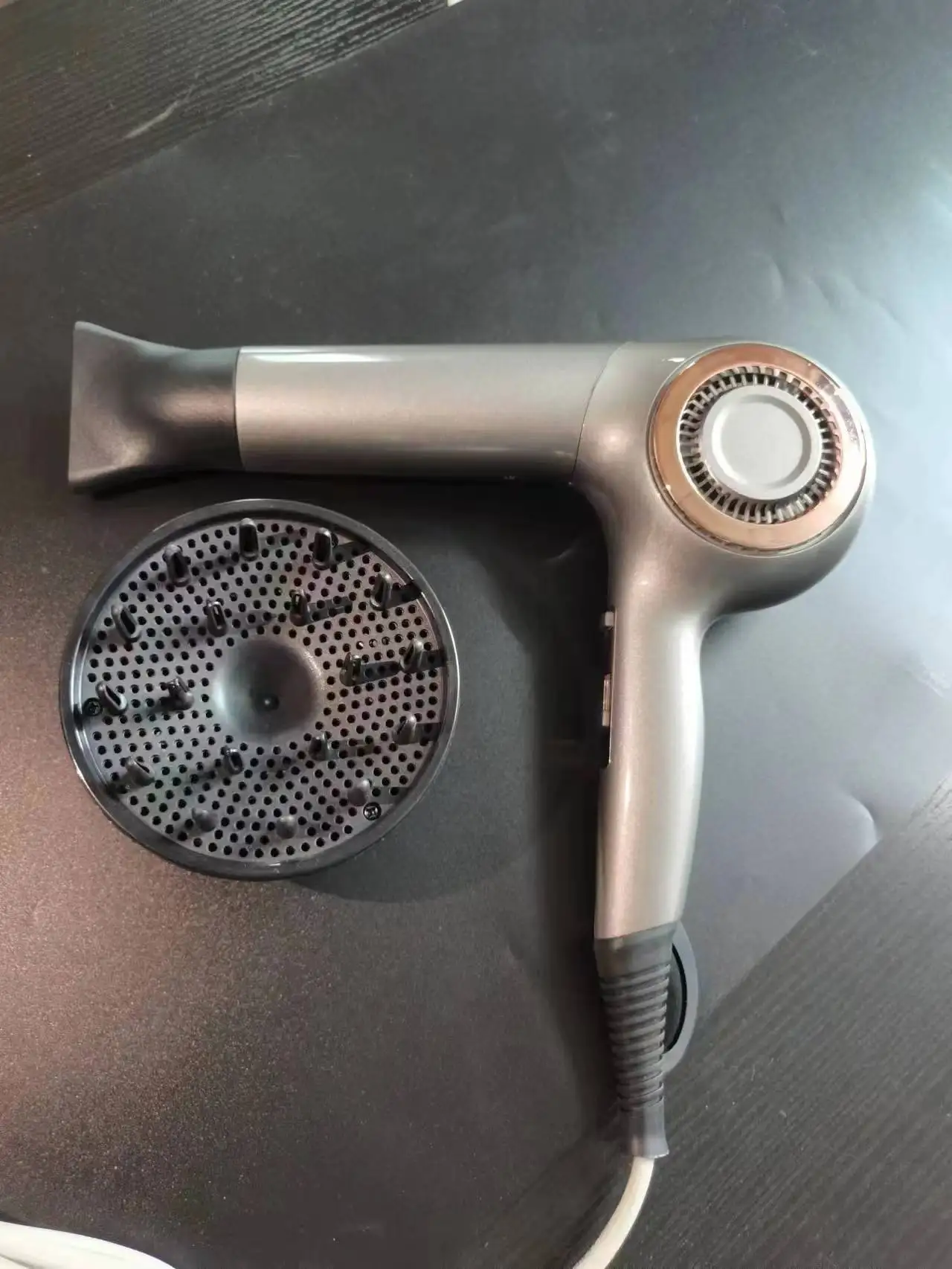 Professional negative ion hair dryer, quick drying, with concentrated air nozzle, suitable For Home Use Household V6 long