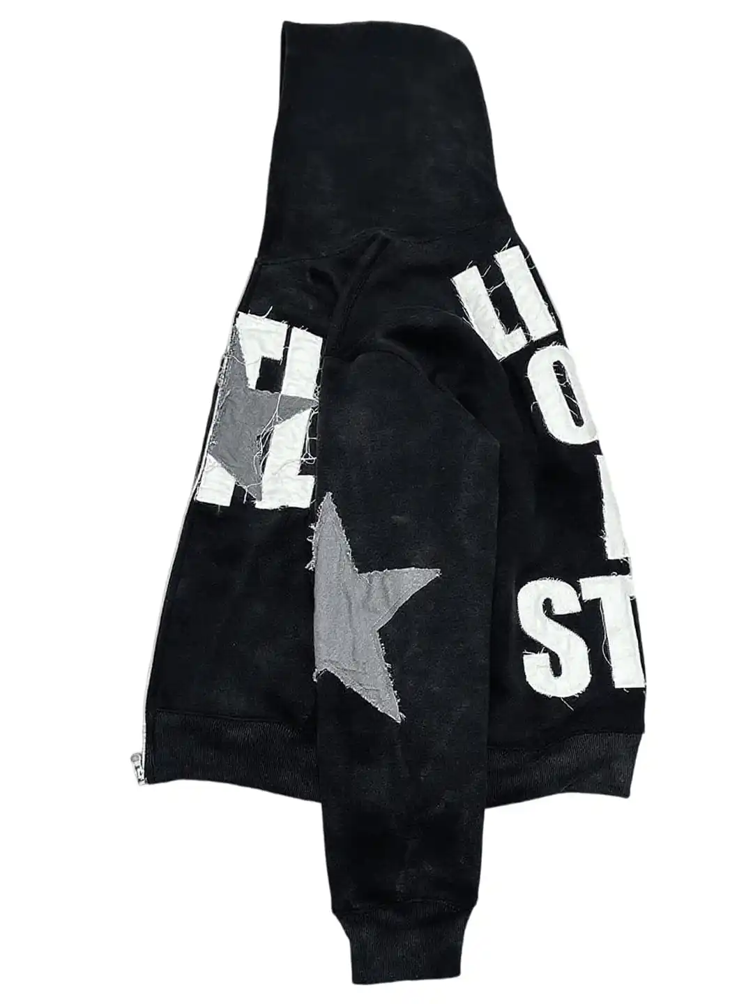 

Women's Y2k Letter Graphic Long Sleeve Hoodie Vintage Hipster Loose Fit Hooded Sweatshirt