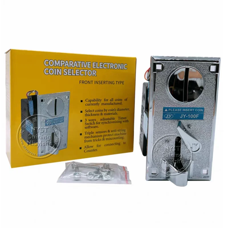 

Дешевый JY-100F мульти-слот для монет, игровые аксессуары, детали, электронный механизм выбора монет для аркадных игр, торговый автомат
