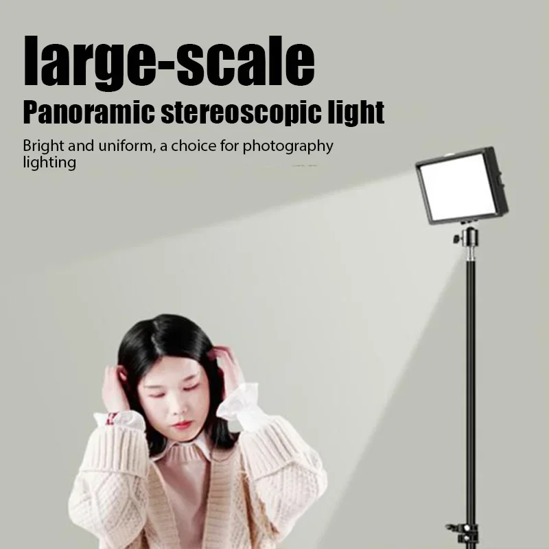 

3000-6000K LED Video Light 8 inch Photography Dimmable Flat-panel Fill Lamp For Live Streaming Photo Studio Light Panel