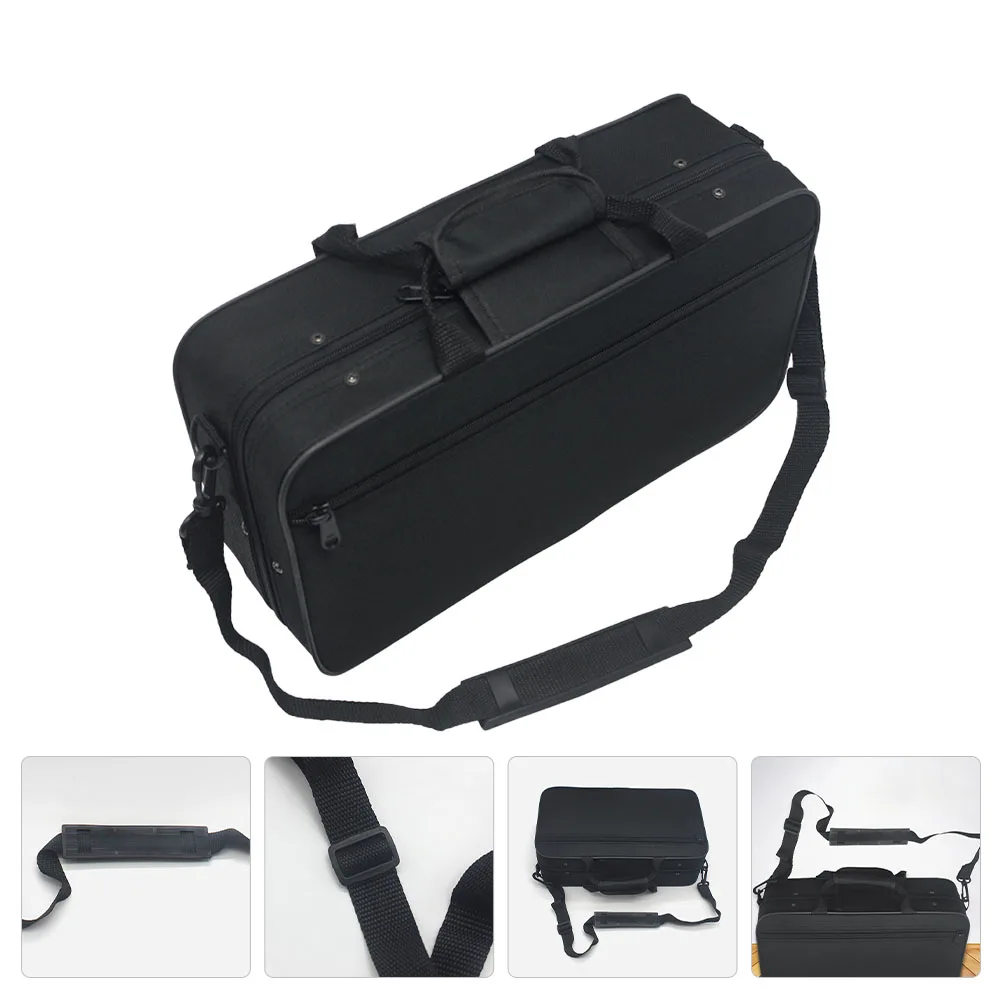

Shockproof Portable Clarinet Carrying Case Padded Storage Holder Durable Reinforced Handle Carrying Gig Bag Clarinet Case