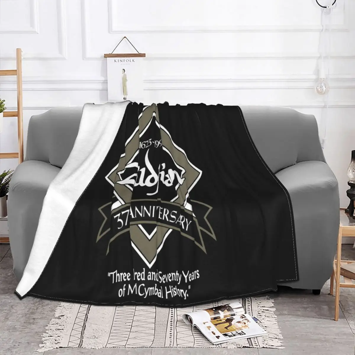 Zildjian 370Th Anniversary Hip Hop Female Formal Man Cartoon Character Autumn New Brand Crewneck Leisure Throw Blanket