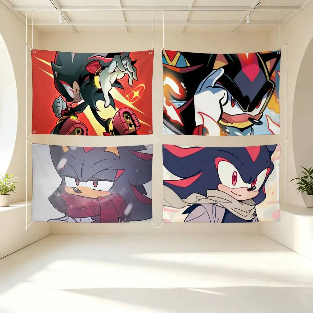 Game S-Shadow The H-Hedgehogs Flags Wall Hanging Tapestry Outdoor Garage Room Decorative flag Background Blanket