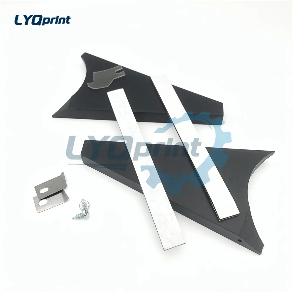 1 Pair G2.008.112 G2.008.113 Black Ink Fountain Block End Plates For Heidelberg PM52 SM52 Printing Parts G2.008.112f G2.008.113f