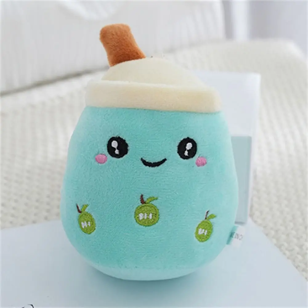 

Plush Doll Bubble Tea Keychain Stuffed Boba Fruit Tea Milk Tea Keyring Soft Cartoon Boba Doll Plush Toys Backpack Decoration