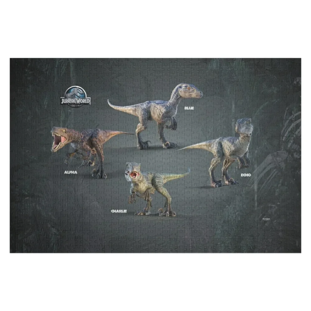 Raptor Squad Jigsaw Puzzle, nome personalizado, brinquedo infantil, obras de arte