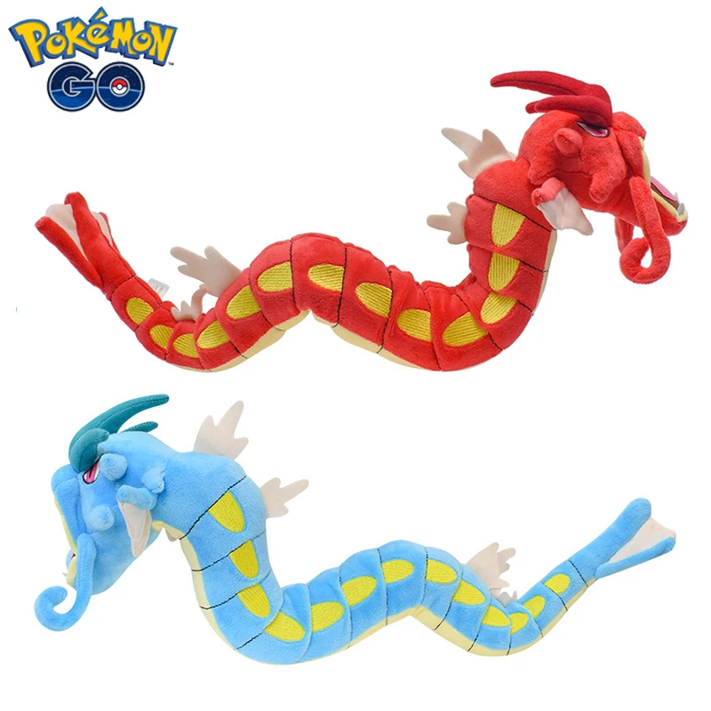 Pokemon Red&Blue Gyarados Plush Toys 60cm Kawaii Stuffed Anime Cartoon Soft Hug Pillow Cute Cotton Dolls Boy Girl Birthday Gifts