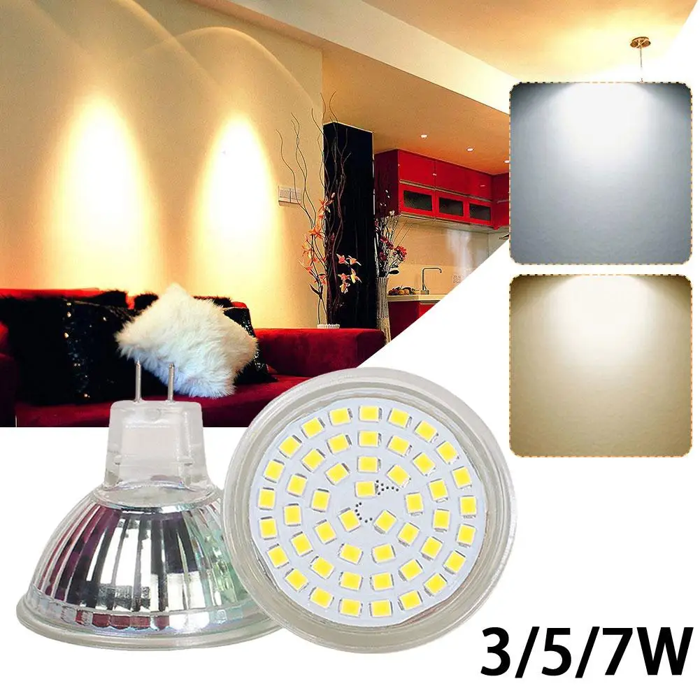 Dimmerabile 3W 5W 7W lampadina a LED Lampada DC 12/220V faretto a Led caldo/Netural/Lampada a LED bianca fredda per luci decorative per l'home Office