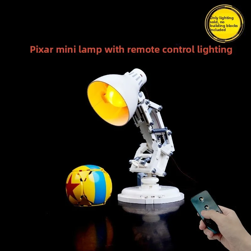 Suitable for 21357 small table lamp building block remote control light