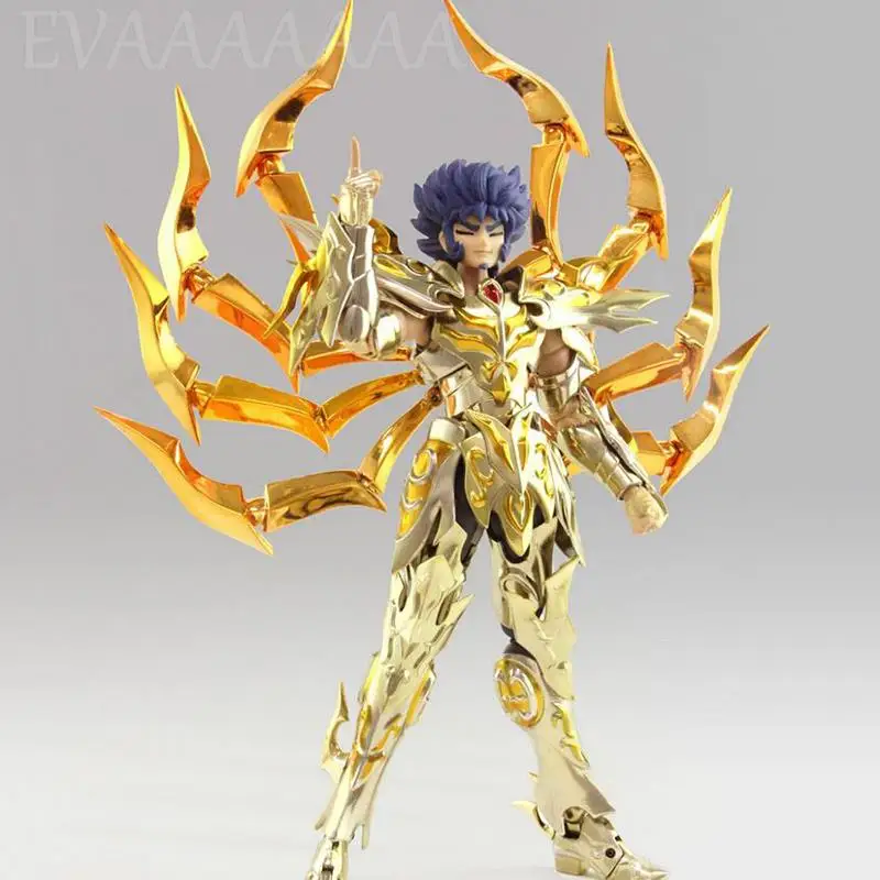 

Great Toys GT Model Saint Seiya Myth Cloth EX Cancer Deathmask Soul of God SOG Metal Armor Action Model Figurines Saint Model