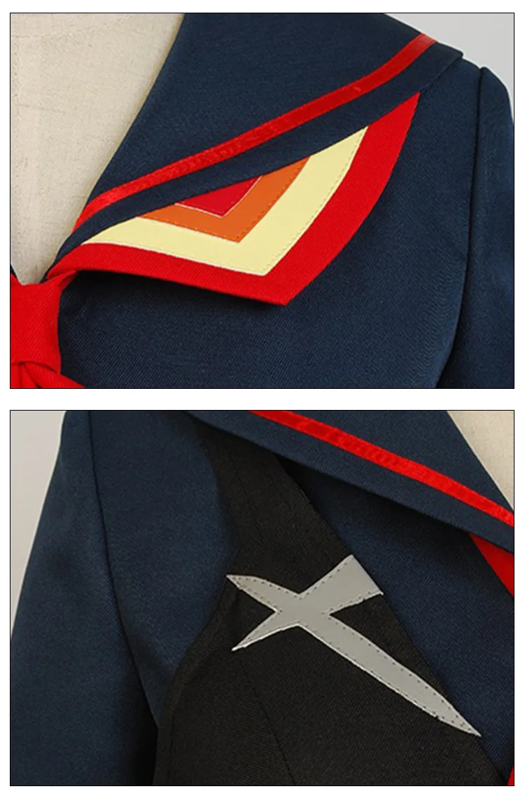 Anime KILL La KILL Ryuko Ryuuko Matoi Senketsu Cosplay Costume Outfit Uniform Matoi Ryuuko Women Role Play Halloween Costume