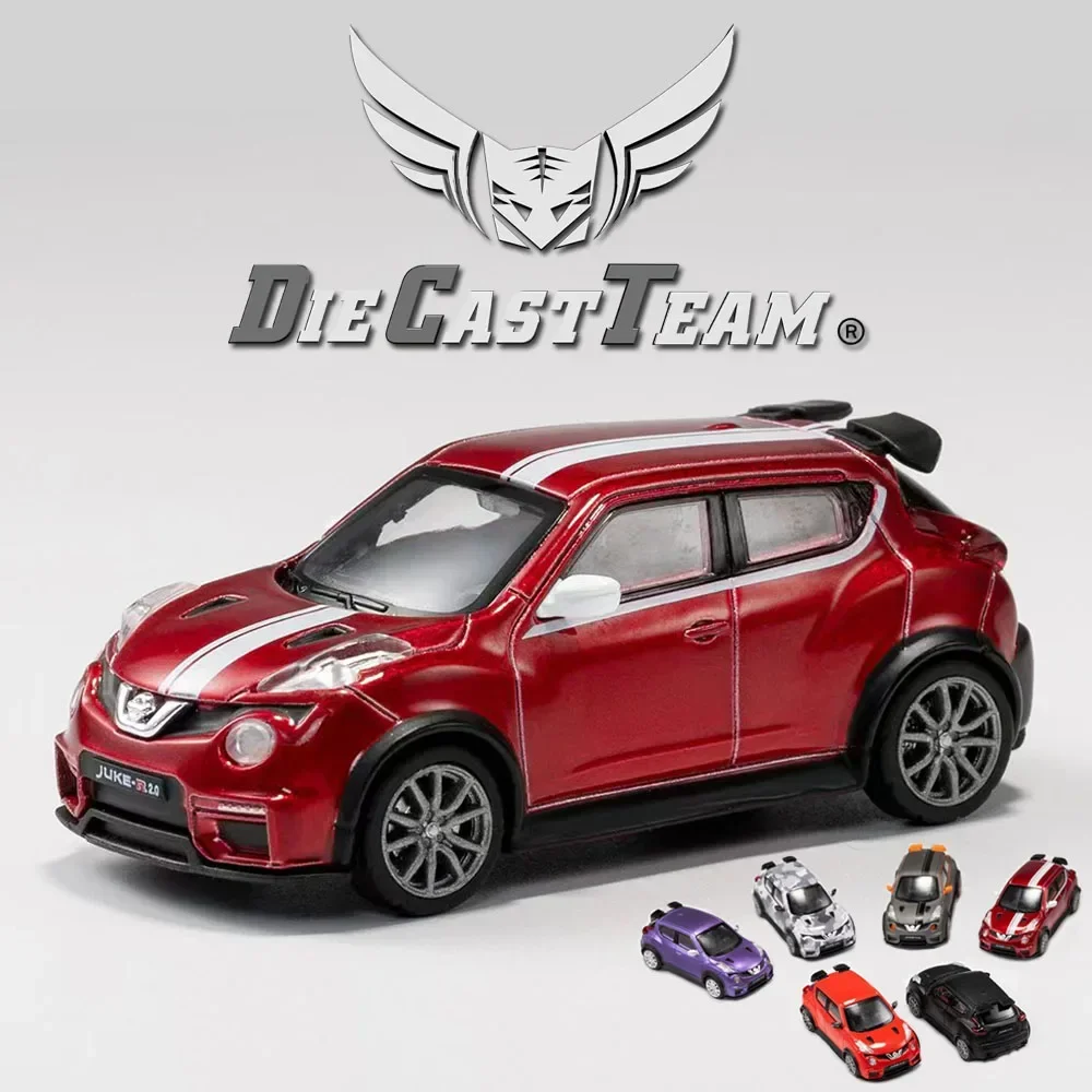 DCT 1/64 Nissan JUKE-R Car Alloy Toys Motor Vehicle Diecast Metal Model Kids Xmas Gift Toys for Boys