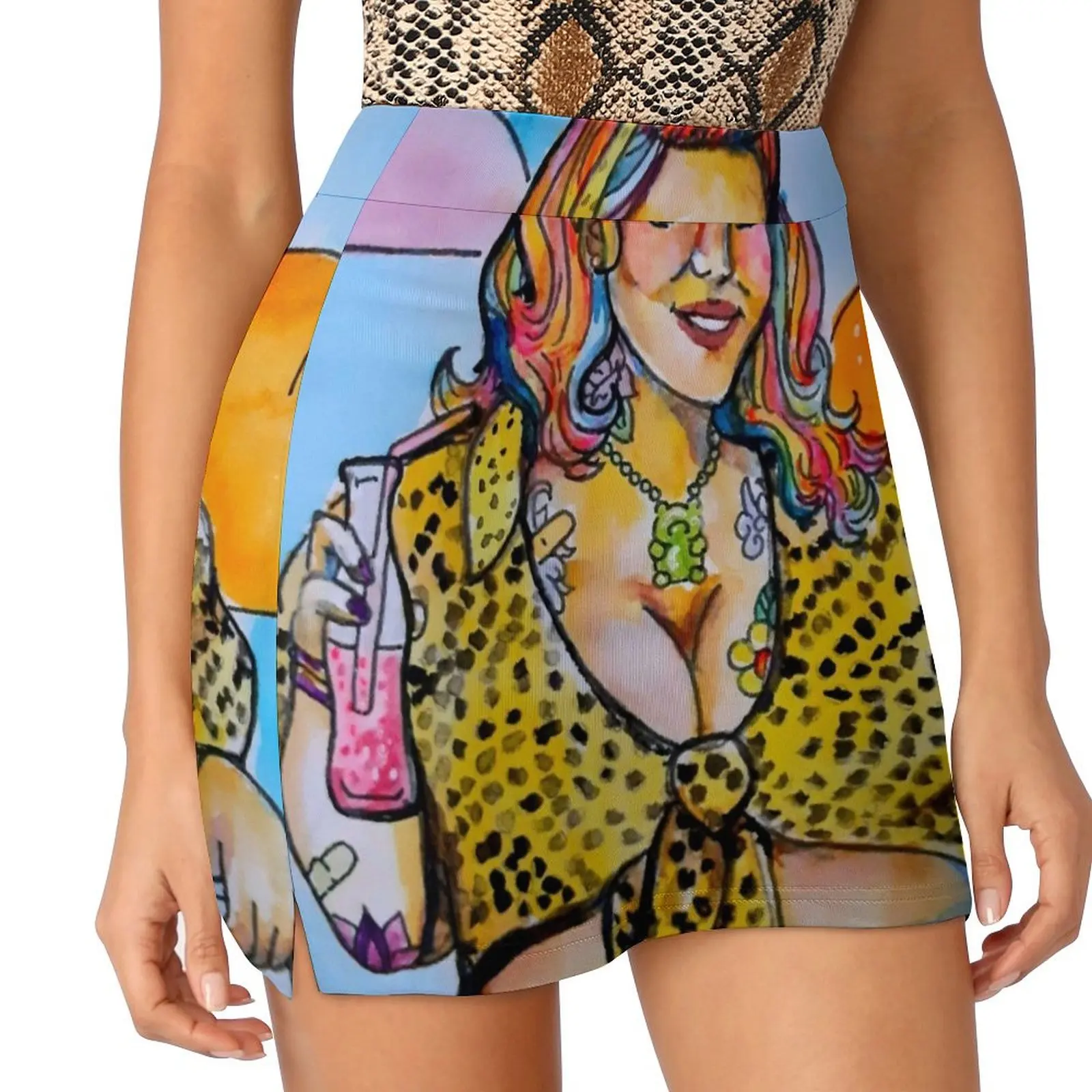 

Rainbow Skies Mini Skirt sexy short mini skirts cosplay
