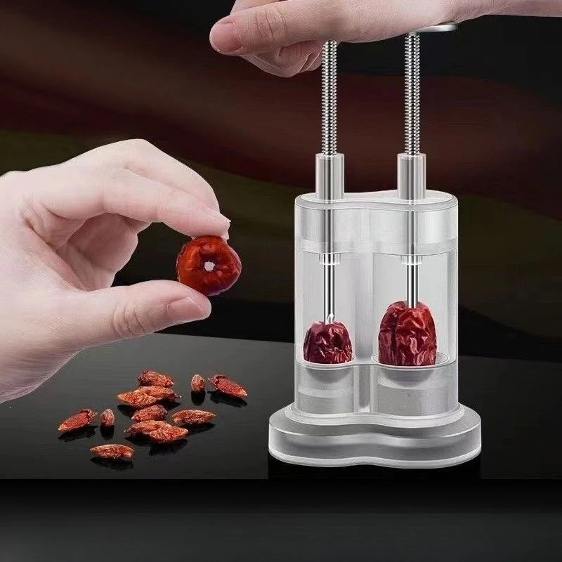 Plastic Date Pit Remover Tool Cherry Olive Corer for Kitchen Baking Multifunctional Jujube Seed Remover Home Use