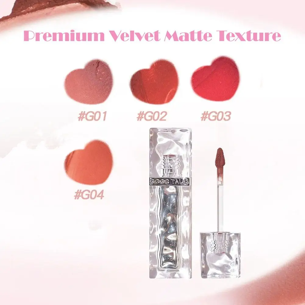 for Gogotales Soft Mist Ice Block Lip Glaze Lip Red Makeup Honey Natural Student Lipstick Mud Cube Cosmetics Ice Color L7O4