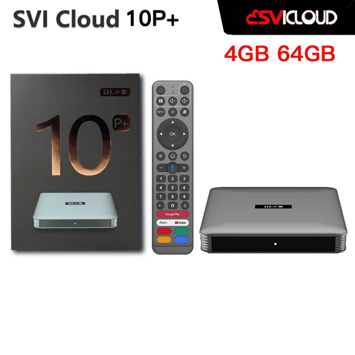 SVICLOUD 10 P plus A35 Smart TV Box Android 12 2025 nieuwe collectie 4 GB64 GB global versie TV Ontvanger Mediaspeler