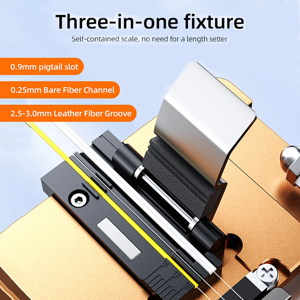 ZoeRax الألياف البصرية الساطور ضوء انصهار الألياف البصرية الربط قطع سكين الألياف القاطع عالية الدقة