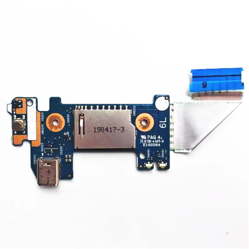 ل HP 14S-CF 14S-CR 14S-DF TPN-I130 TPN-I135 14S-DK 14S-DP TYPE-C USB مفتاح الطاقة لوحة صغيرة SD قارئ بطاقات ابنة مجلس