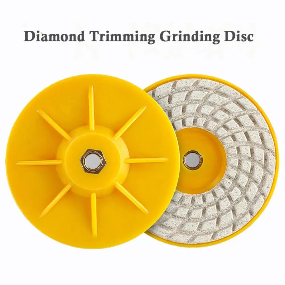 

100mm Diamond Grinding Disc Dry Grinding Plate Slate Glass Abrasive Tool Tile Trimming Wear-Resistant Marble Stone Chamfer