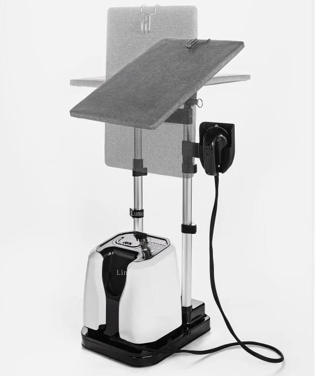 2200 Watt Burst Steam 5 Steam Set Double Rod Steamer with Ironing Board Vertical and Press Press Steam Iron