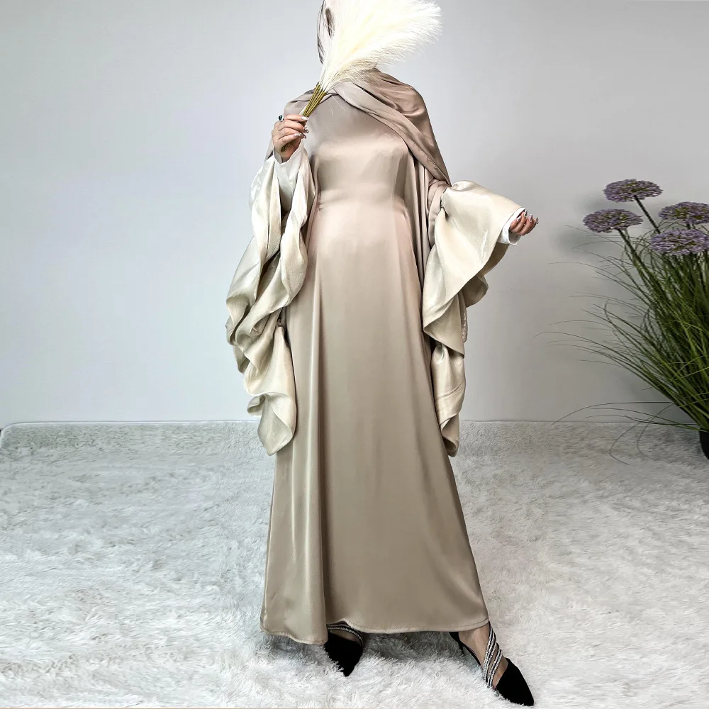 

Eid Ramadan Irregular Abaya for Elegant Women Muslim Ruffles Maxi Dress Dubai Kaftan Turkey Islam Clothing Caftan Djellaba Robe