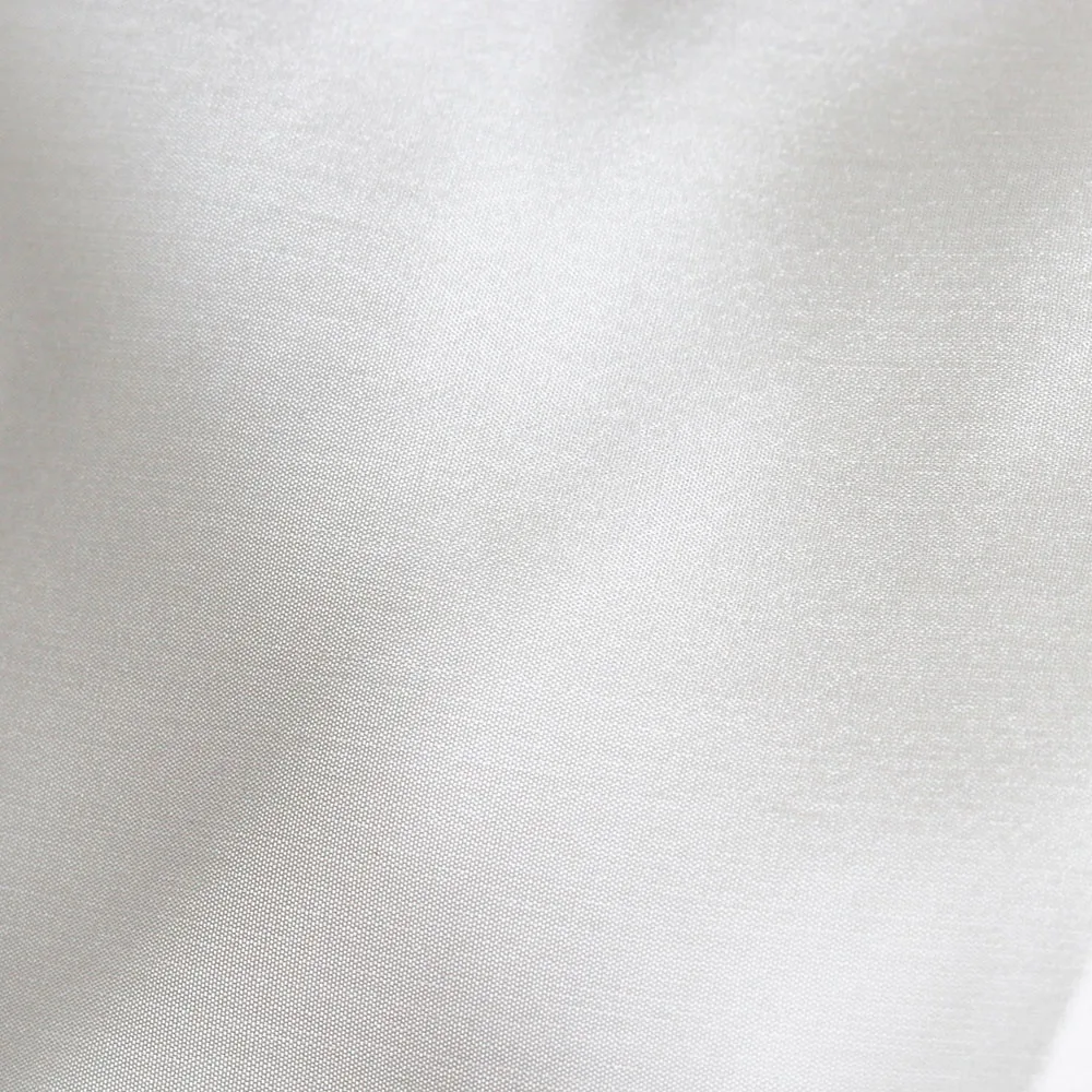 Artificial silk White Undyed  Habutai Fabric Pure Silk Transparent 6mm 140cm Pongee Fabric Use