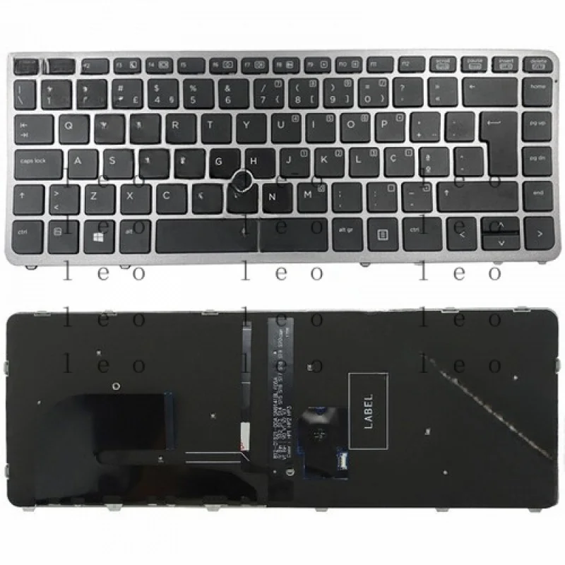 

HH португальская клавиатура с подсветкой и трекпоинтером для HP EliteBook 840 G3 840 G4