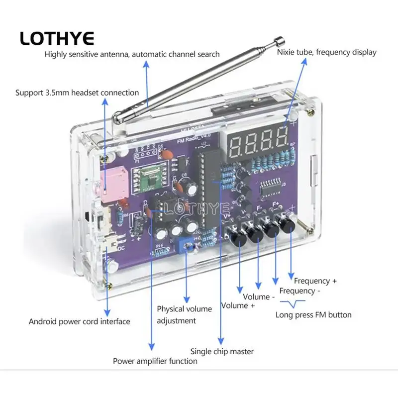 Kit de prática de solda para iniciantes, kit de solda eletrônica, atividades de estudantes do ensino médio, projeto STEM para aprender e praticar