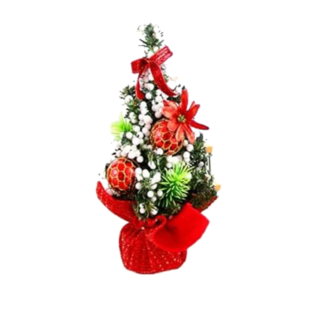 

Christmas Party Decoration Mini Artificial Christmas Tree Tabletop Christmas Tree Beautiful Baubles Exquisite Craftsmanship