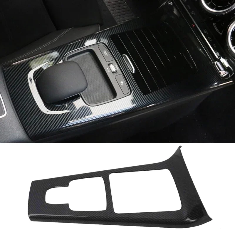 

For Mercedes Benz A CLA Class W177 C118 A200 A220 CLA200 Rear Armrest Box Air Outlet Trim Cover Stickers Accessories Car Styling