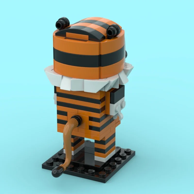 144 قطعة MOC هوبز Brickheadzed نموذج اللبنات العمارة تجميع التعليم الإبداعي لعبة الطوب هدايا عيد الميلاد للأطفال