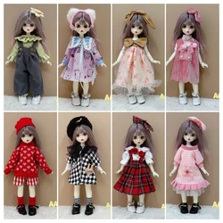 Fashion 1/6 Bjd Doll Outfit 30cm Doll Changing Clothes Set Lolita Clothes Accessories