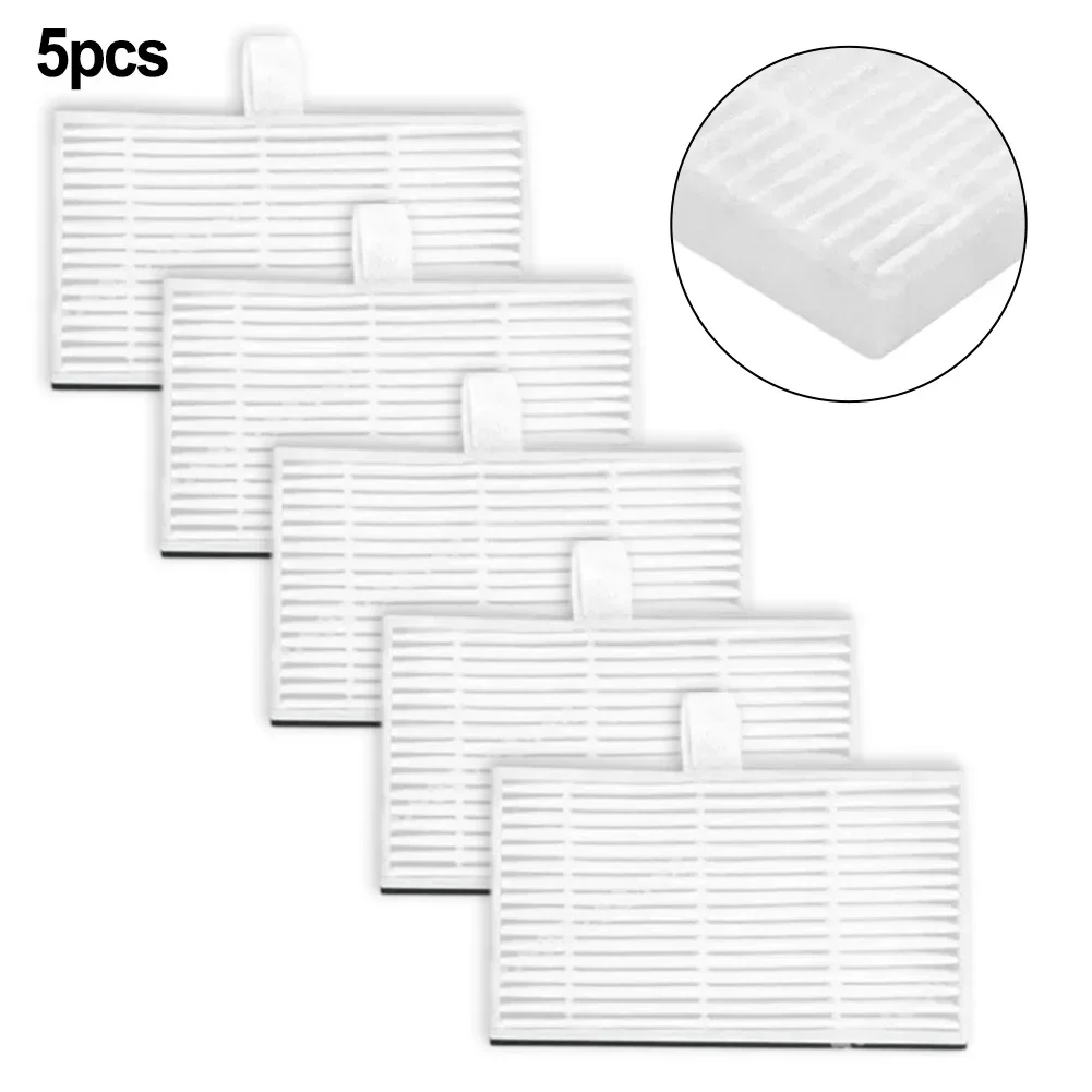 5pcs Filters For Midea S5 Plus   For Cecotec For Conga 2299 Ultra Robot Vacuum Cleaner Spare Replacement Filters Sweeper Parts