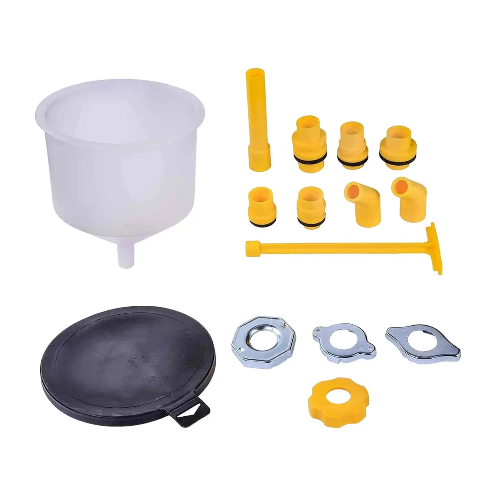 No Spill Coolant Funnel Kit 15 Pieces Professional Cooling System Fill Set