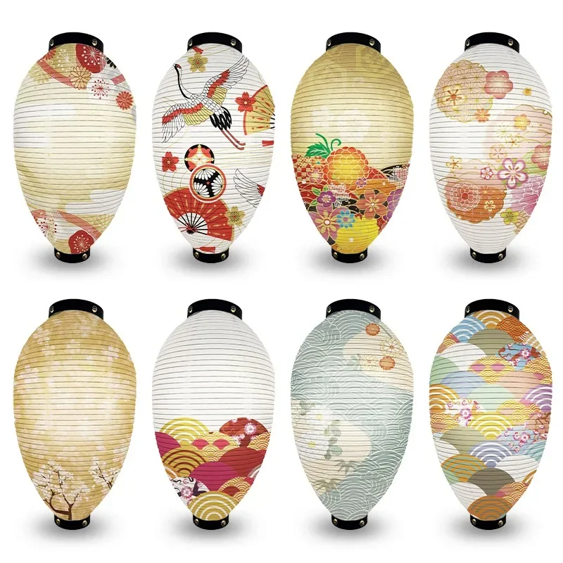 

15x28cm/20x50cm Japanese Traditional Lantern Crane Party Festival Pub Izakaya Cuisine Restaurant Decor Lantern Durable