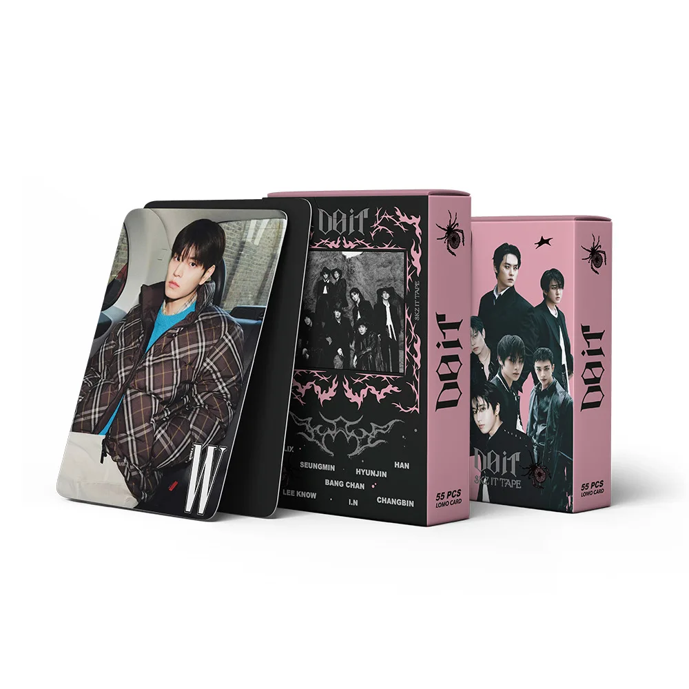 55 قطعة بطاقة جمع Straykids 2025 بطاقة صور المشاهير الجديدة DO IT بطاقة صغيرة محيطية LOMO