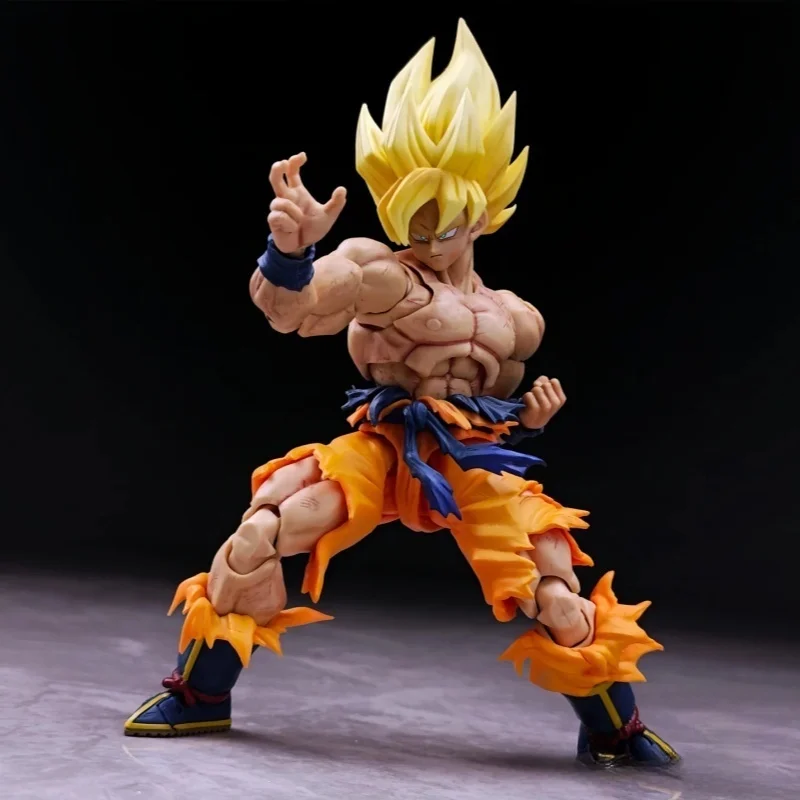 Shf Dragon Ball Z Son Goku figura de acción legendaria colección móvil de Pvc Anime 17cm Super Saiyan Kakarotto figurita modelo regalos