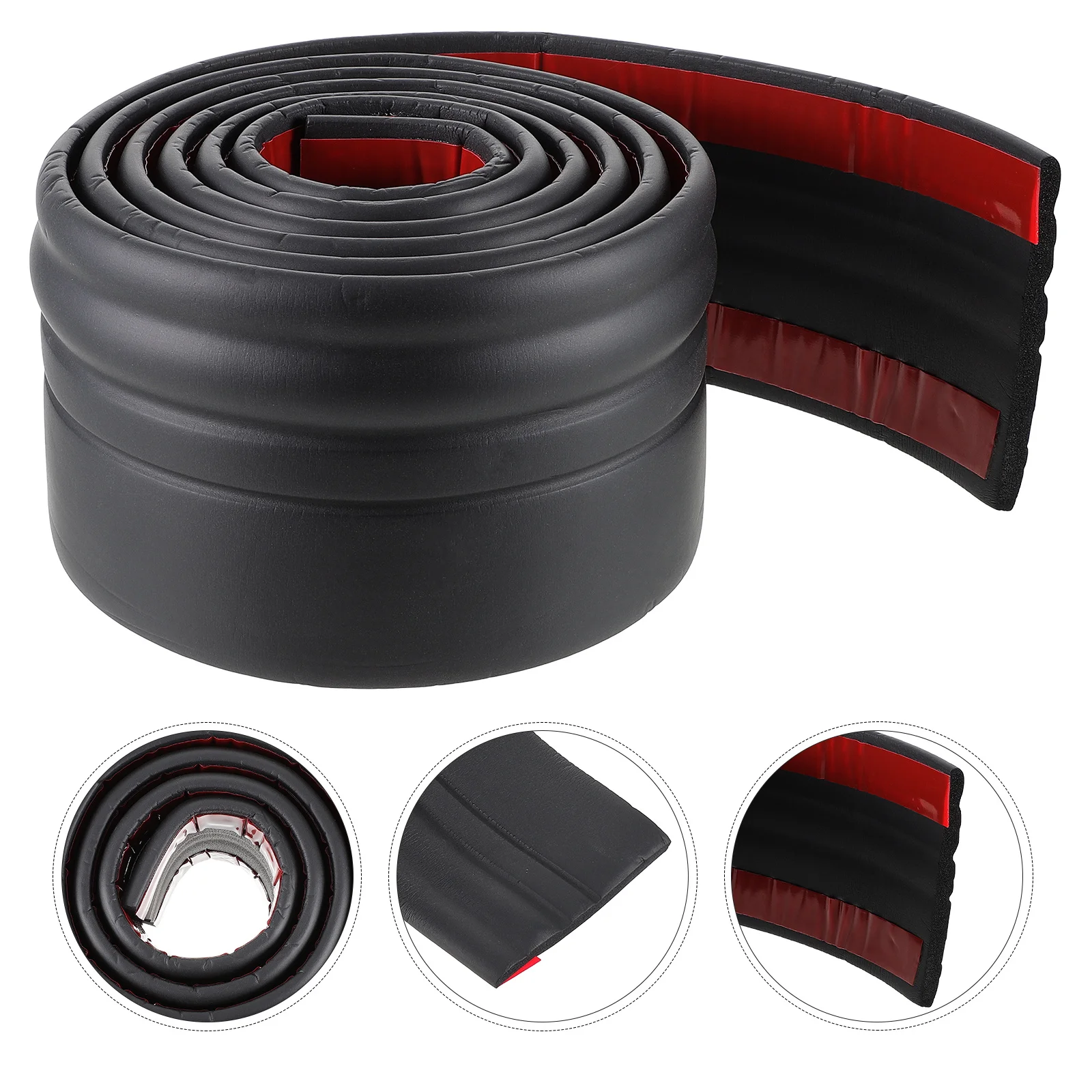 1 لفة 2 متر ذاتية اللصق اللوح صب مرنة قشر عصا تقليم ل جدار الطابق المطبخ الحمام ديكور Nbr المواد #1