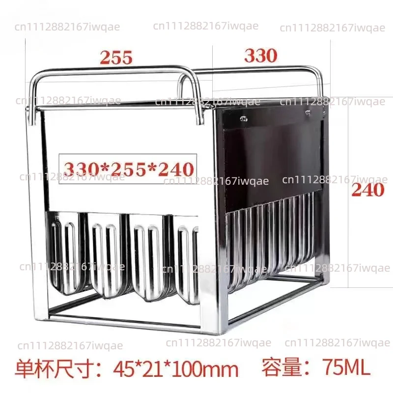 40pcs Stainless Steel Popsicle Mould Ice Lolly Mold For Popsicle Machine Fruit Shape DIY Ice Cream Molds With Sticks Holder