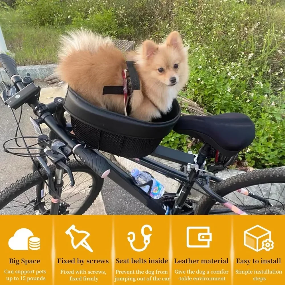 panier-pour-velo-de-montagne-pour-chien-sangle-de-securite-reglable-panier-pour-transport-de-chiens-a-velo-accessoires-pour-chiots-d’exterieur-pour-animaux-de-compagnie-pesant-jusqu’a-15-livres-noir