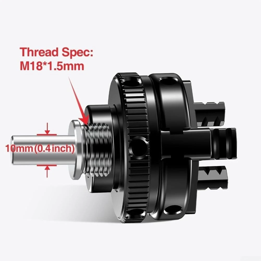 

【ORNAMENT】For Stronghold For Woodworking Chuck Mini Three Jaw 2 Inch With M18X1.5 Threaded Spindle On Lathes