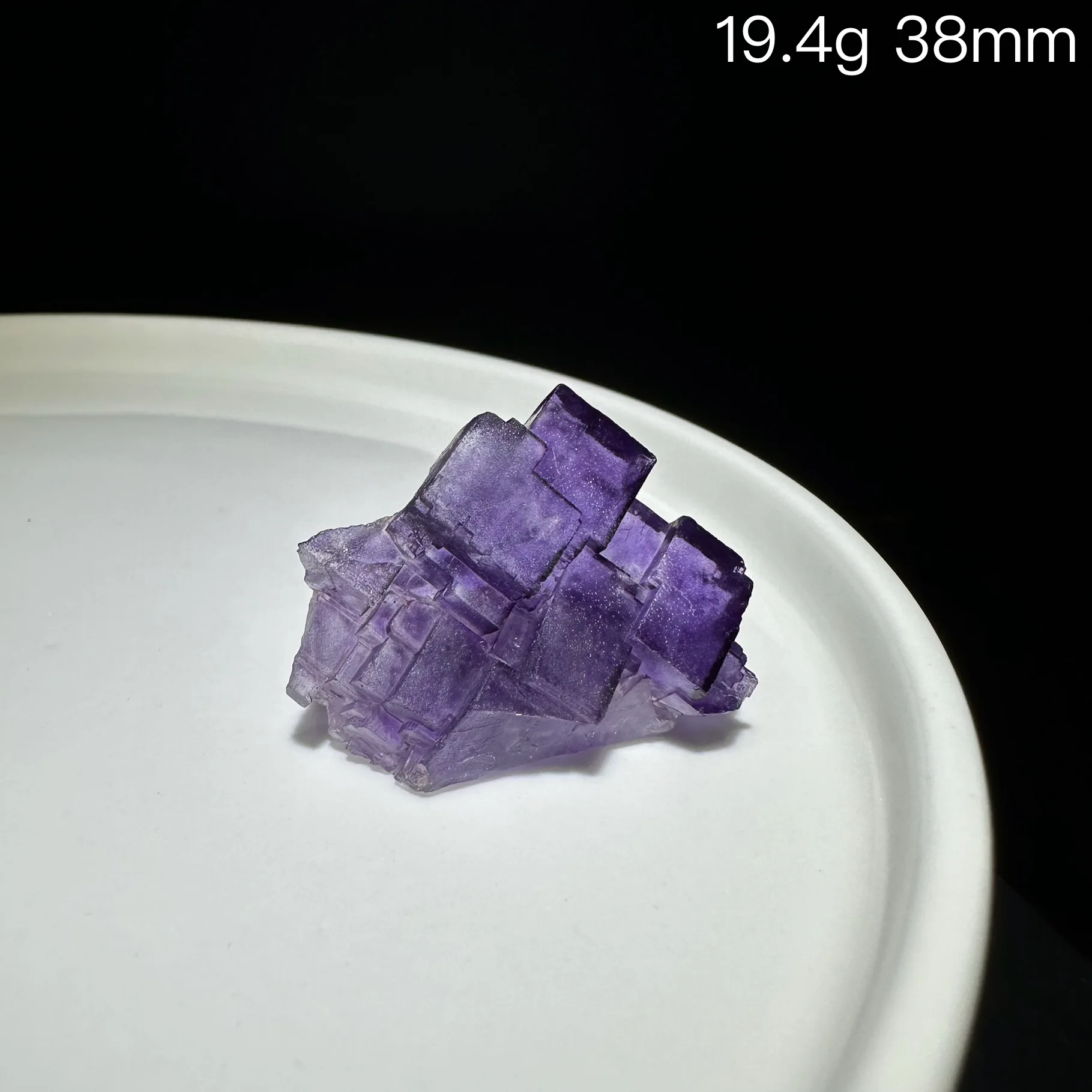 

Natural fluorite Chinese cubic purple fluorite cluster mineral specimen crystal quartz cluster healing stone home decoration