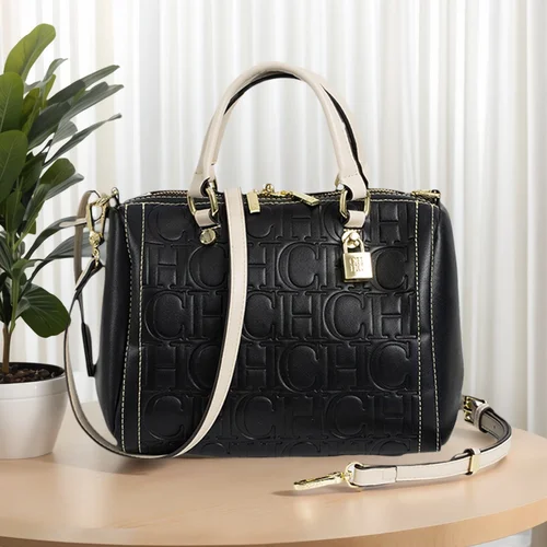 Imagen 2 del producto CH Otoño/Invierno Navidad moda PU Material bloqueo diseño bolso cruzado de mujer 2025 diseñador nuevo bolso marca de moda