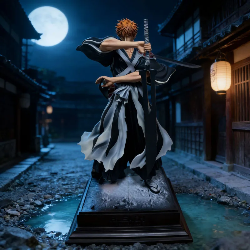 

35cm Bleach Kurosaki Ichigo GK Statue Manga Figurine Kurosaki Ichigo Model Toys Doll Ornament Anime Action Figure Peripheral