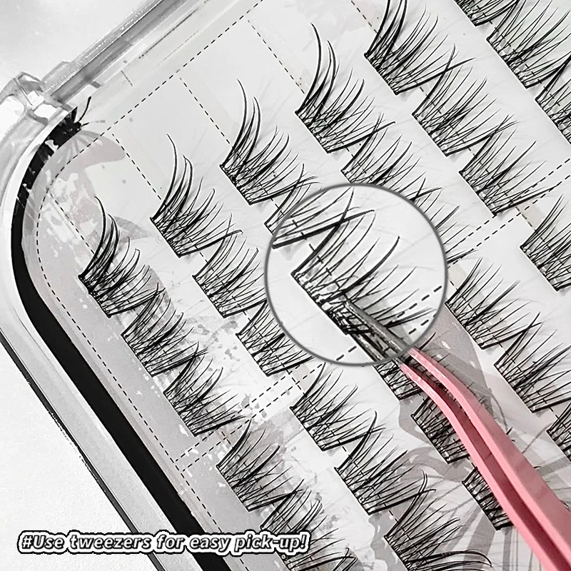 Gege bear non gel false eyelashes (sweet, cool and natural, big eyed sunflower, suitable for daily eye makeup and dressing)