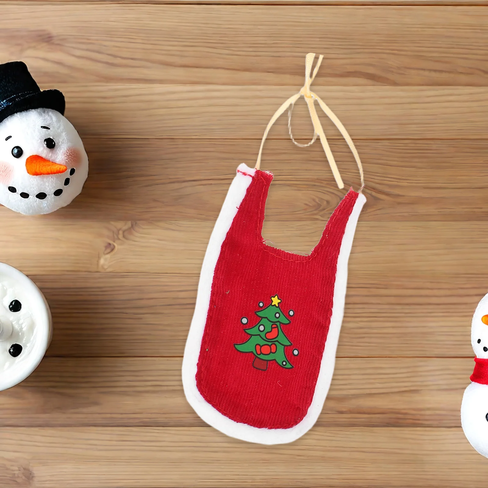 

1Set Christmas Elf Accessories Mini Christmas Clothes Overalls Hat Elk Reindeer Xmas Decor Winter Outfits