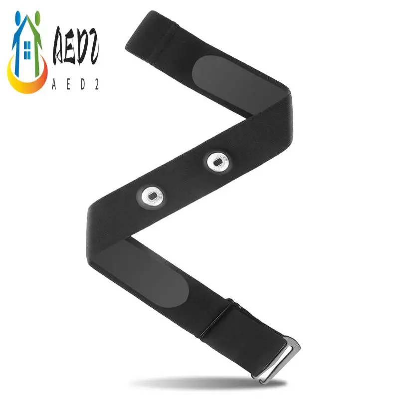 

AED2-Heart Rate Chest Strap Replacement Belt Adjustable Cycling Heart Rate Belt Elastic Belt