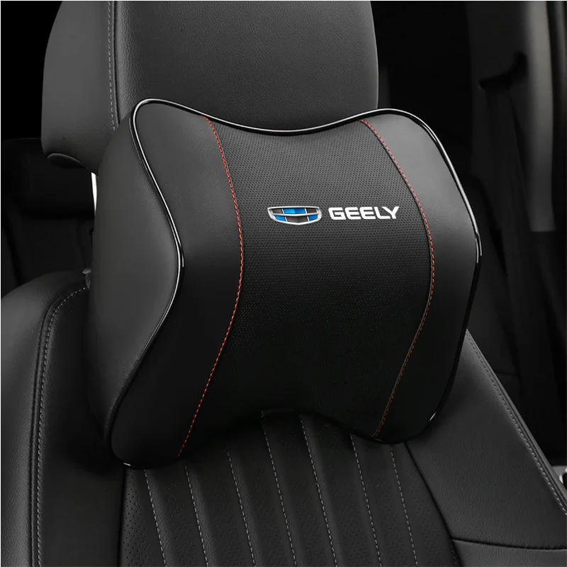 Car Neck Pillow Headrest Seat Belt Shoulder Strap Pad for Geely Atlas Coolray Emgrand EC7 EC8 X7 EX7 CK2 car Accessories